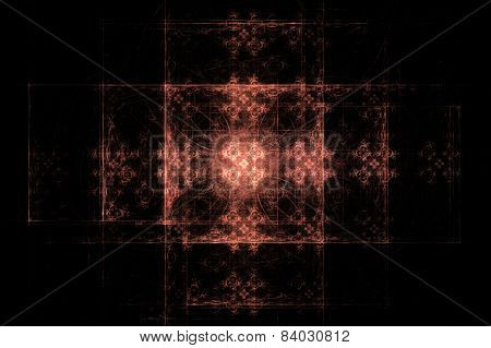 Grunge Engraving, Fractal Art