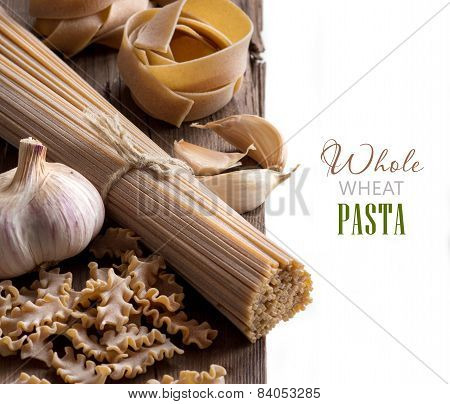 Whole Wheat Italian Pasta With Garlic And Herbs