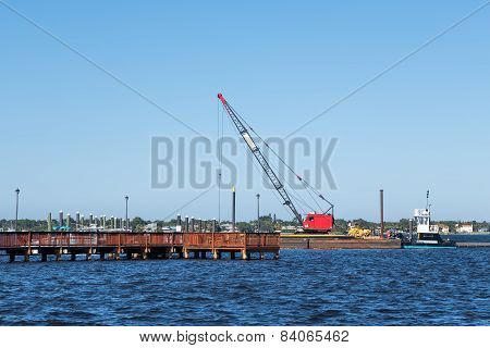 Floating crane