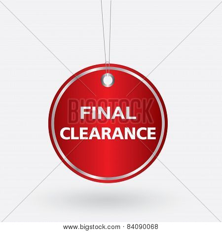 red oval final clearance