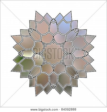 Abstract Illustration Of Flower Crystal