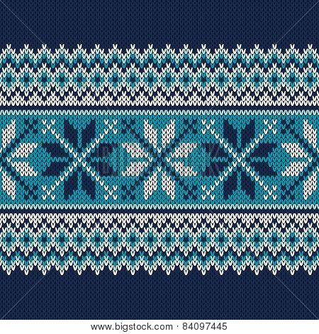 Vintage Sweater Design. Seamless Pattern