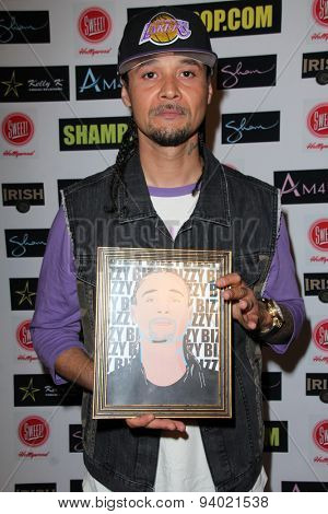 LOS ANGELES - JUN 4:  Bizzy Bone at the Celebrity Selfies Art Show by Sham Ibrahim at the Sweet! Hollywood on June 4, 2015 in Los Angeles, CA