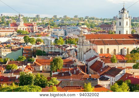 Vilnius. City streets.