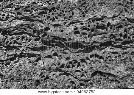 Nature Abstract Of Weathered Rocks