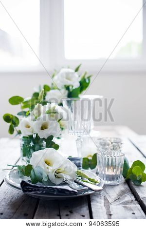 summer wedding table decoration