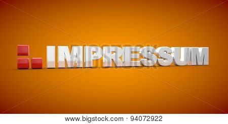 German Impressum Imprint Text Letter Letters