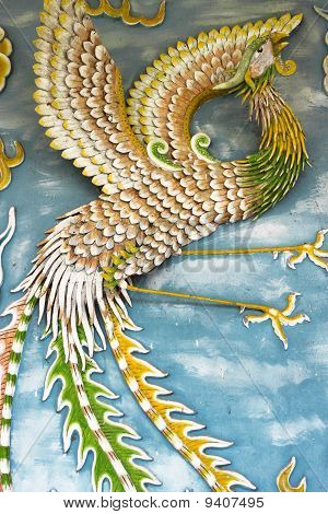 พุทธศิลป์วาดภาพบนกำแพงวัด