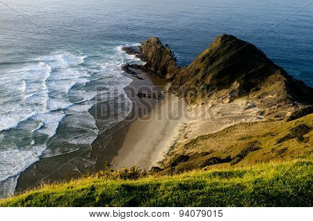 Cape Reinga at the edge of the northland of New Zealand.