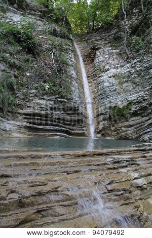 Waterfall in forest