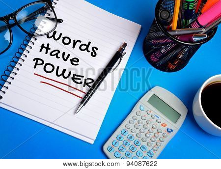 Words Have Power Word