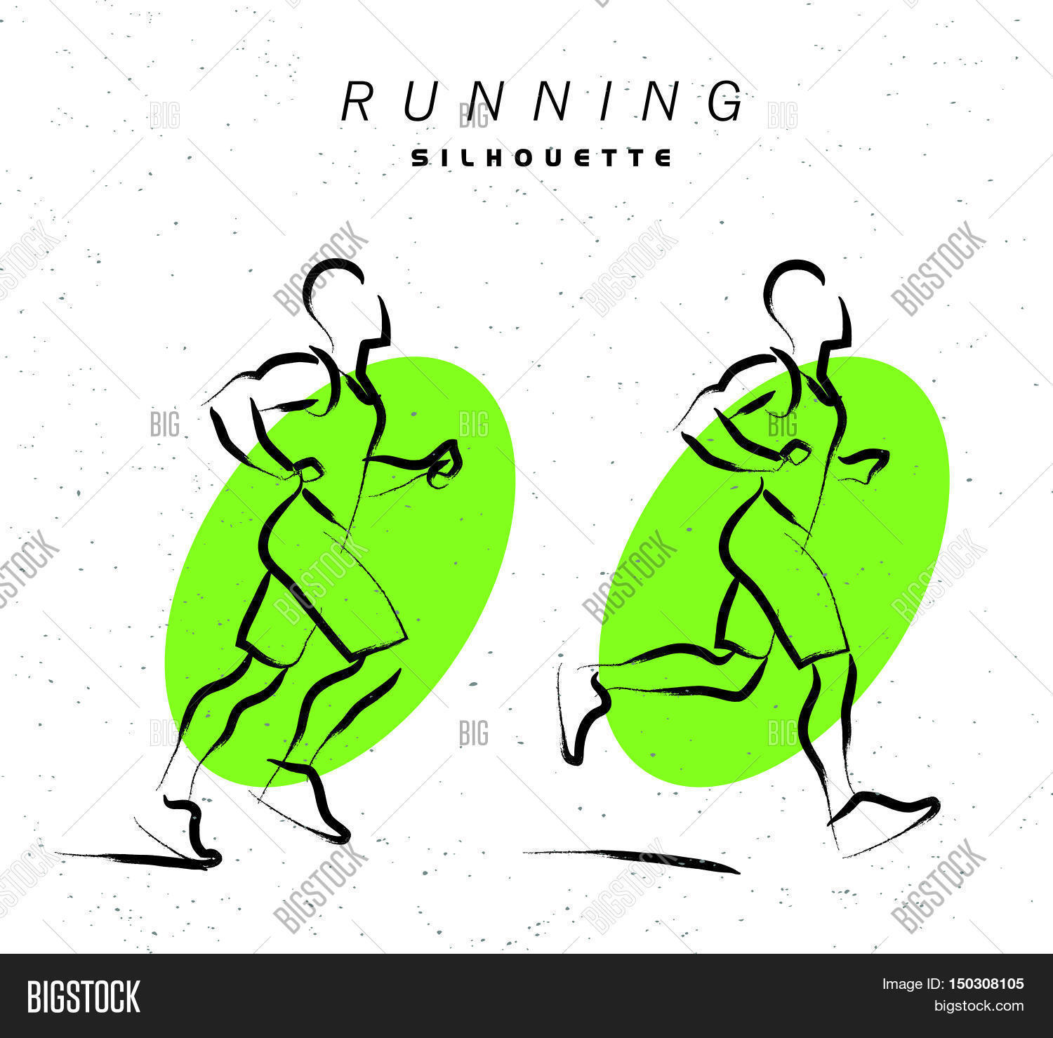 Vector Hand Running Vector Artistic Hand Vector & Photo (Free Trial) | Bigstock