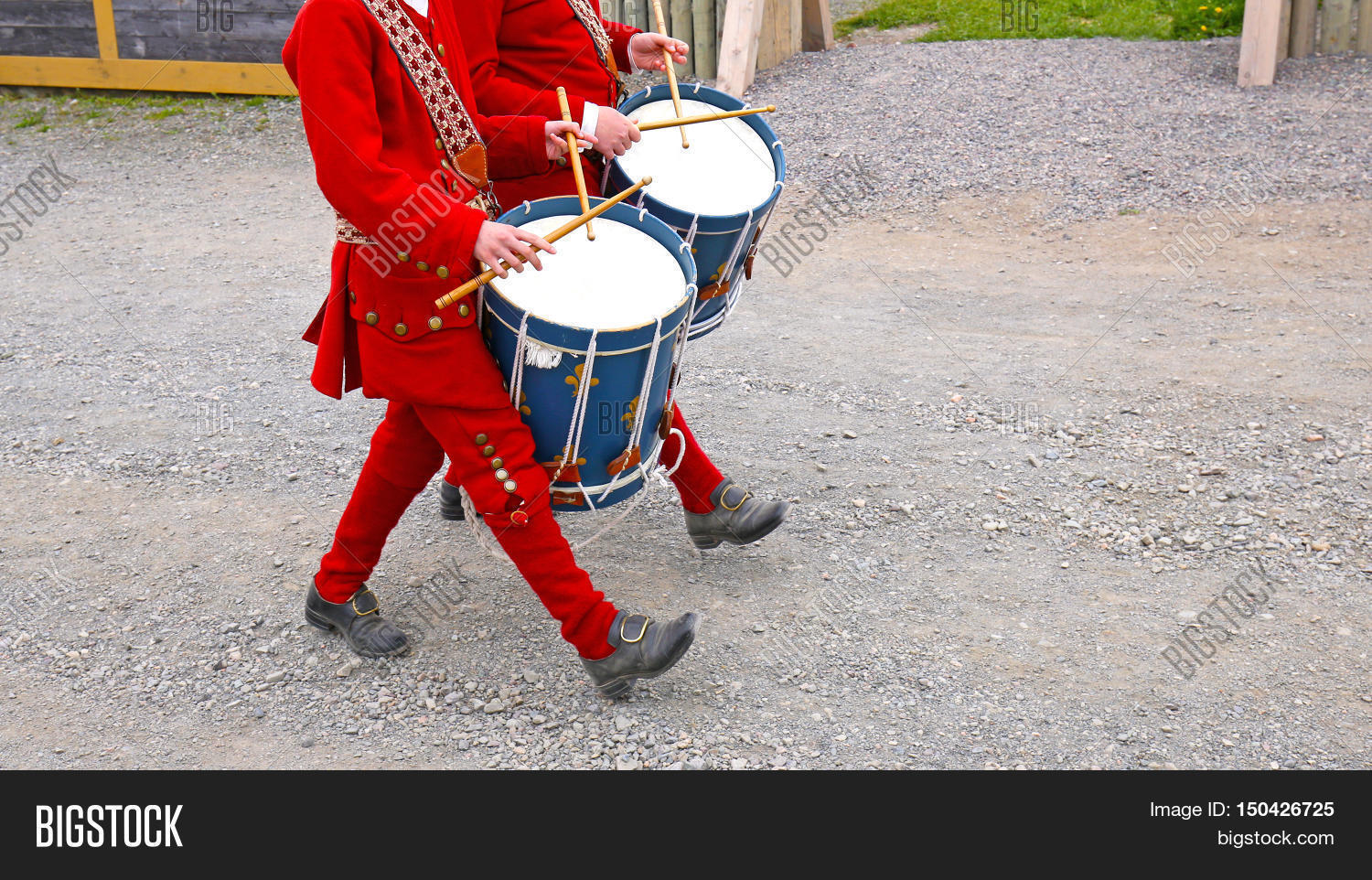 Two Marching Drummers Image & Photo (Free Trial) Bigstock
