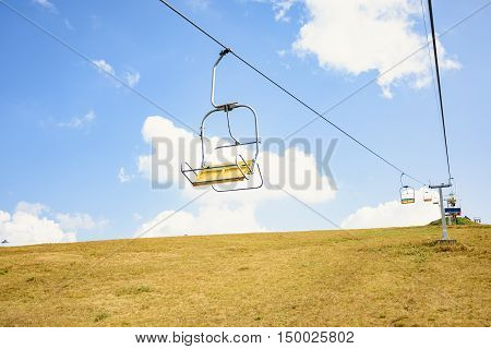 Lift Seats In The Carpathians
