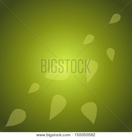 abstract spring background with falling leaves vector