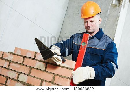 construction mason worker bricklayer