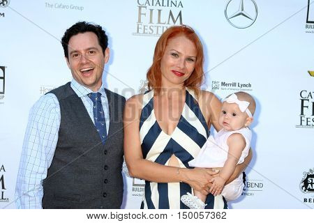 LOS ANGELES - SEP 30:  Patrick Cavanaugh, Elen Soraya at the Catalina Film Festival - Friday at the Casino on September 30, 2016 in Avalon, Catalina Island, CA
