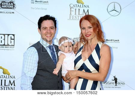 LOS ANGELES - SEP 30:  Patrick Cavanaugh, Elen Soraya at the Catalina Film Festival - Friday at the Casino on September 30, 2016 in Avalon, Catalina Island, CA