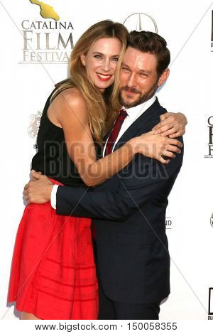 LOS ANGELES - SEP 30:  Anne Dudek, Michael Graziadei at the catalina Film Festival - Friday at the Casino on September 30, 2016 in Avalon, catalina Island, CA