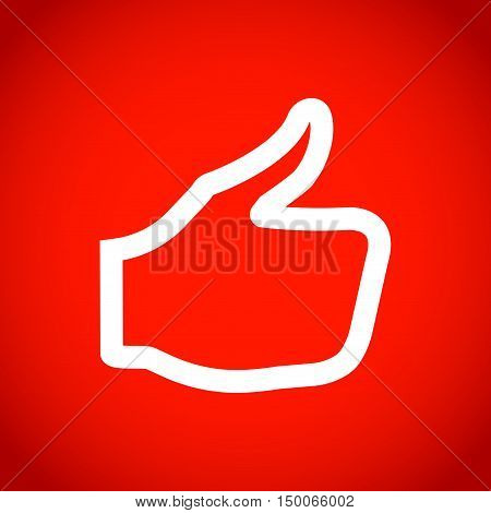 stock vector thumbs up icon vector like icon social network vector icon for app web site etc