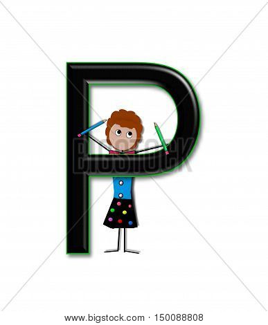 P in the alphabet set 