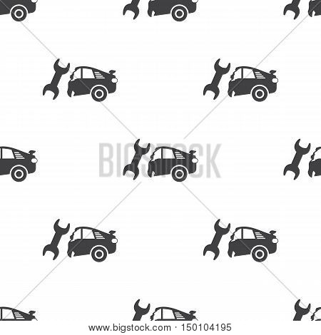car repair icon on white background for web