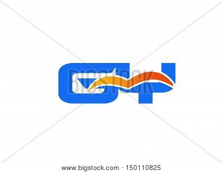 GY letter logo illustration design vector template