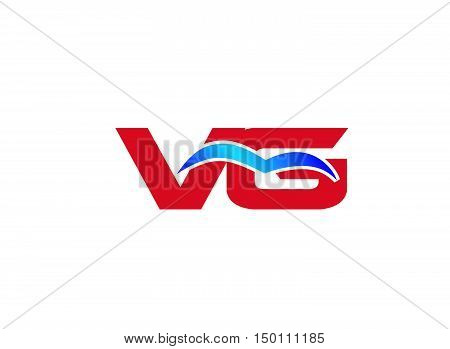VG letter logo design vector template. VG letter logo