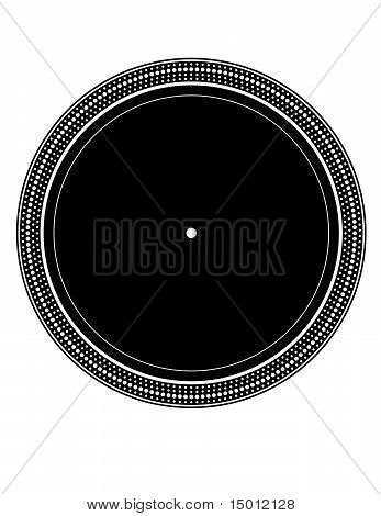 Plattenspieler-Platte