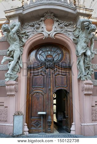 Detail Old Gate - Main Entrance To The 