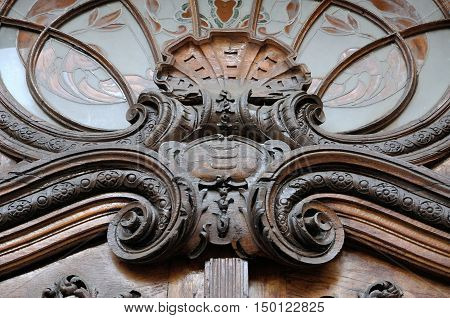 Detail Old Gate - Main Entrance To The 