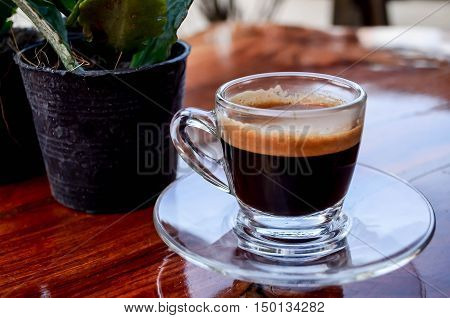 coffee black green drink indoor breezy table