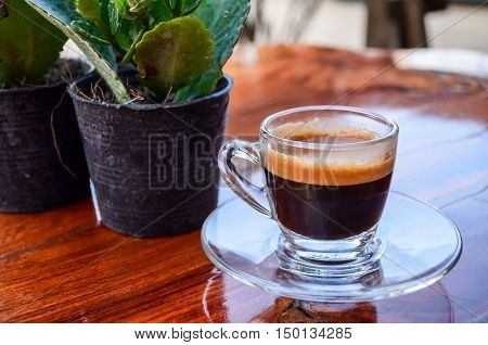 coffee black green drink indoor breezy table