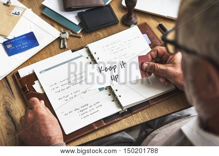 Keep It Simple Smiling Concept