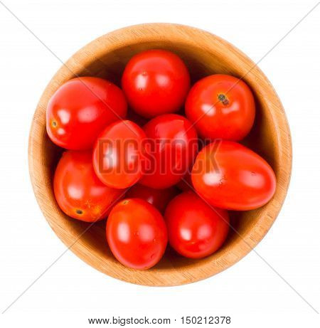 Tomatoes Plum Shaped In A Bowl