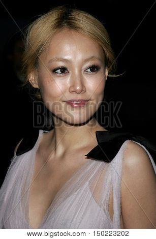 Rinko Kikuchi at the Paramount Pictures' 2007 Golden Globe Award After-Party held at the Beverly Hilton Hotel in Beverly Hills, USA on January 15, 2007.