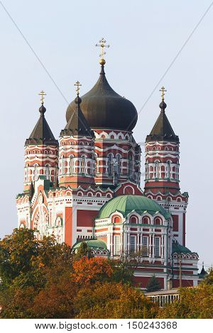 St. Panteleimon Cathedral in Feofaniya, Kyiv, Ukraine