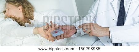 Exhausted Patient On Detox