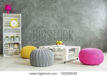 Living Room With Trendy Look