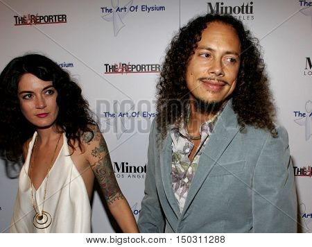 Kirk Hammett of Metallica at the Art of Elysium Presents Russell Young 'fame, shame and the realm of possibility' held at the Minotti Los Angeles in West Hollywood, USA on November 30, 2005. 