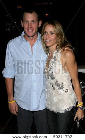 Lance Armstrong and Sheryl Crow at the Los Angeles Free Clinic's 29th Annual Dinner Gala at the Regent Beverly Wilshire in Beverly Hills, USA on November 21, 2005.