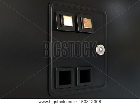 Arcade Machine Coin Slot Panel
