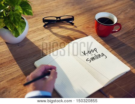Keep It Simple Smiling Concept