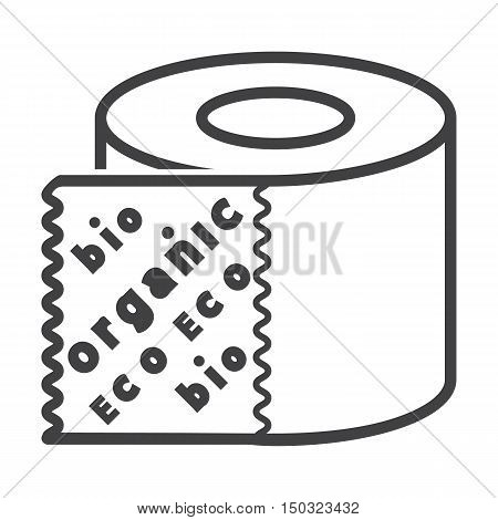 bumf black simple icon on white background for web design