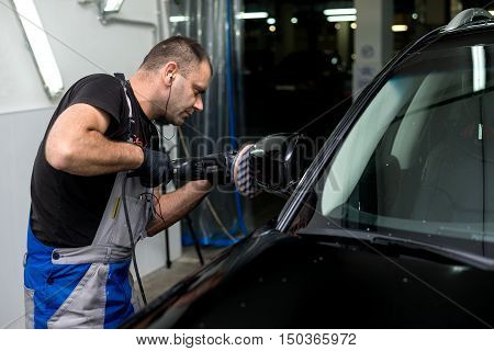 Polished Black Car