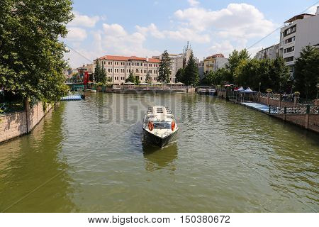 Porsuk River In Eskisehir