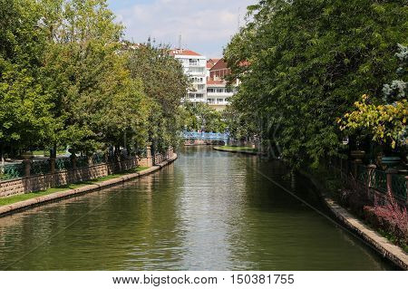 Porsuk River In Eskisehir