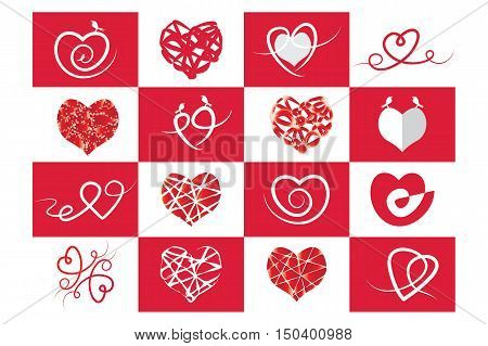 Red Heart Love and Valentine's Day about the design.
