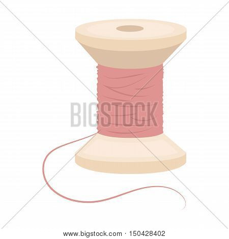 Spool of thread icon of vector illustration for web and mobile design