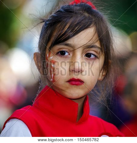Editorial, 02Nd October 2016: Barr, France: Carnival And Parade Throught The Streets. Fancy-dress Ha